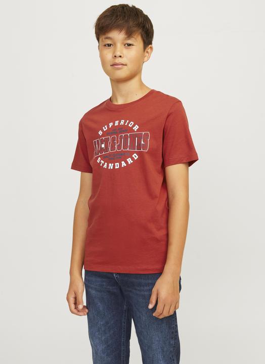 Actual product image Jack & Jones JJELOGO TEE SS ONECK 2COL 24/25 NOOS JNR (176)