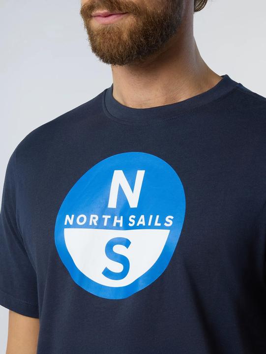 Actual product image North Sails t-shirt with large printed logo basic (M)