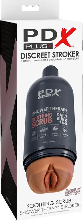 Pdx Plus Shower Therapy - Soothing Scrub - Light Brown