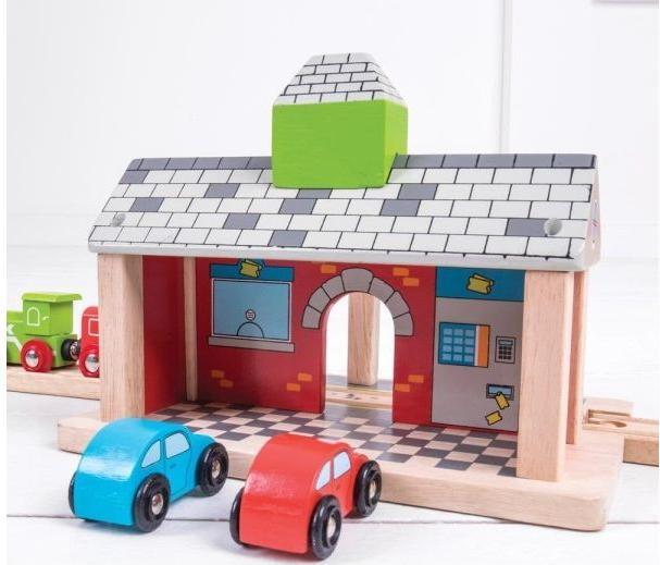Immagine prodotto Bigjigs Stazione ferroviaria in legno