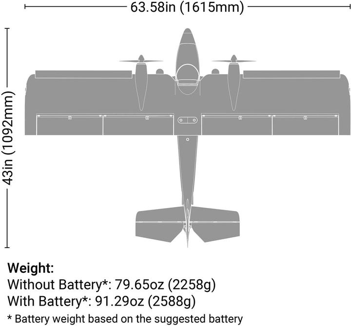 Produktbild E-Flite EFL23850 (Motorflugzeug)