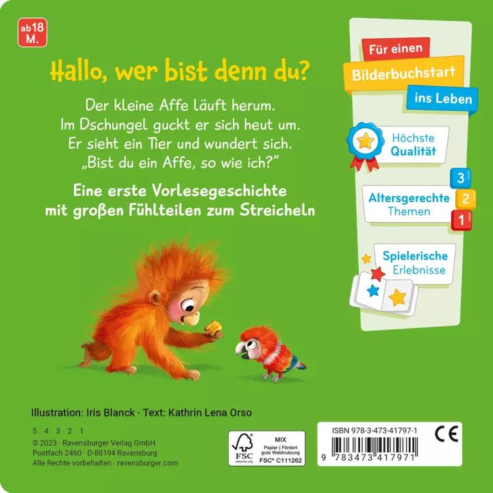 Productafbeelding Ravensburger Ben jij een aap? (Duits)