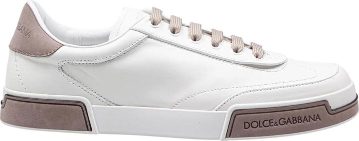 Immagine prodotto Dolce & Gabbana portofino yatch sneakers in calfskin color white and dove grey (41)
