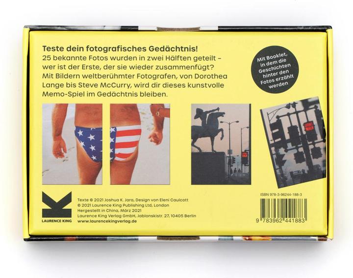 Produktbild 441883 - Fotografisches Gedächtnis - Kartenspiel, 2+ Spieler, ab 8 Jahren (DE-Ausgabe) (Deutsch)