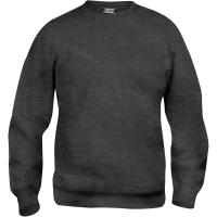 Produktbild Clique Sweatshirt Rundhals Basic 021030, Polyester/Baumw, anthrazit meliert, 2XL (XXL)