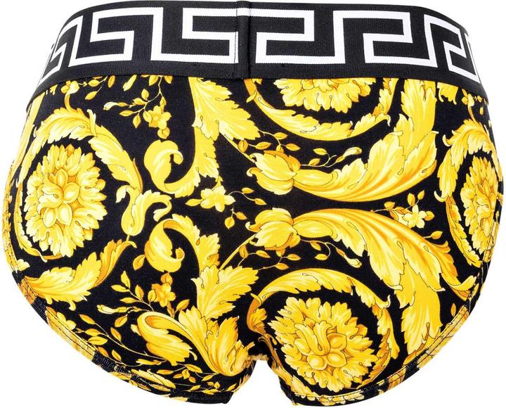 Actual product image Versace Slip Casual Figure-hugging UNDERWEAR JERSEY TOPEKA STRETCH ORGANICO BAROCCO SS92 ALL OVER (XXL)