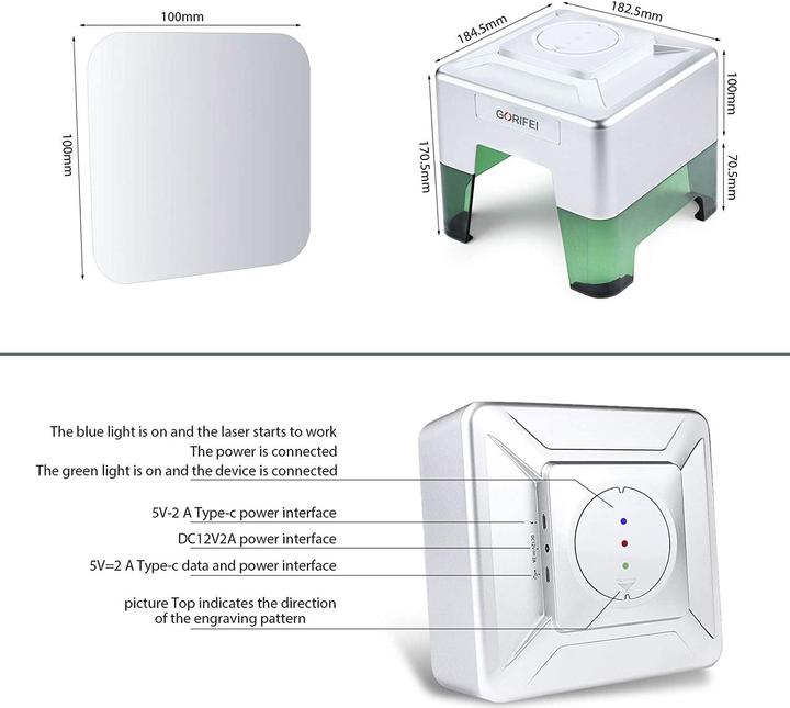 Produktbild Gorifei Laser-Graviermaschine