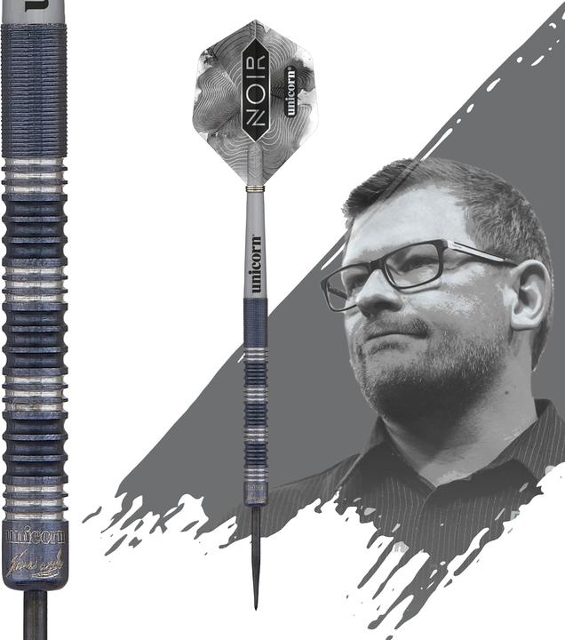 Produktbild Unicorn NOIR James Wade Steel Dart Presentation Box 1 Satz (23 g)