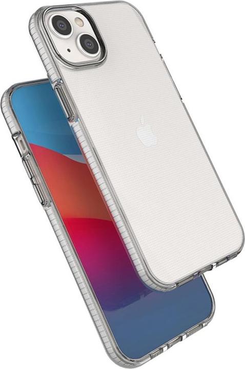 Actual product image Hurtel Spring Case case for iPhone 14 Plus silicone case with a frame light pink (Apple iPhone 14 Plus)