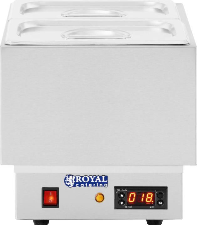 Actual product image Royal Catering Chocolate Melter - 2 GN 1/4 Container