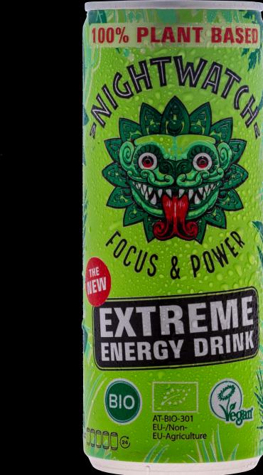 Nightwatch Focus & Power Extreme Energy Drink Organic (1 x 25 cl)