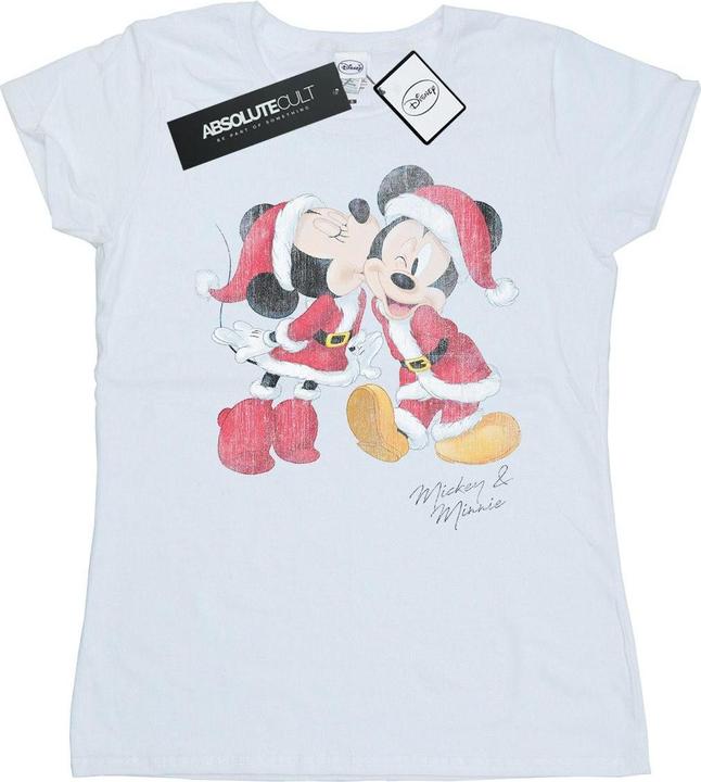Produktbild Disney Mickey And Minnie Christmas Kiss TShirt (XXL)