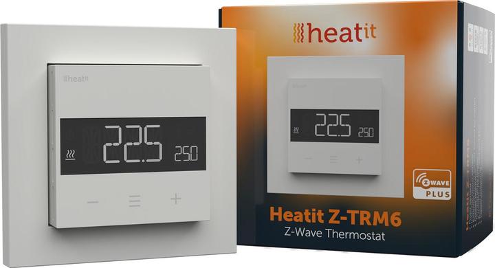 Actual product image Heatit controls - Thermostat Z-Wave Z-TRM6 3600W 16A