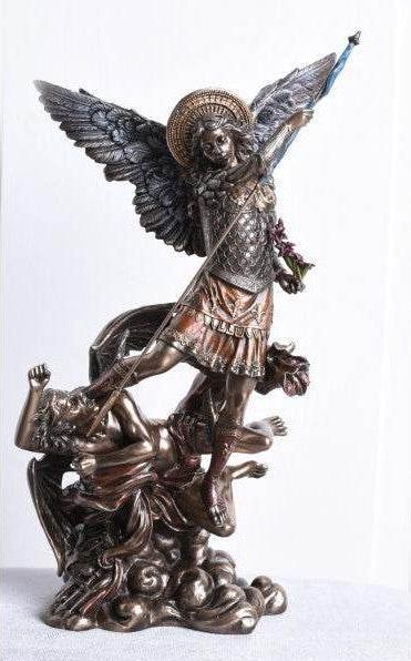 Produktbild Palazzo Skulptur Erzengel Michael kämpft gegen Lucifer