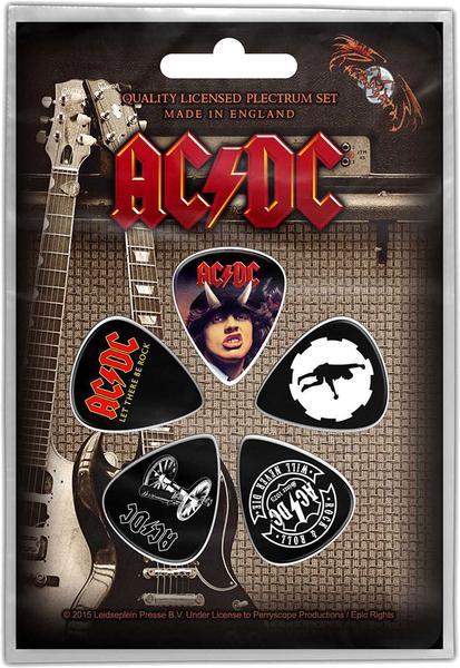 Rock Off ACDC Plektren Set (5 x, 1 mm)