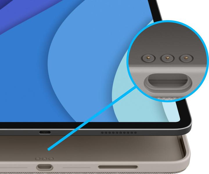 Actual product image Logitech Combo Touch (CH, iPad Pro 12.9 2022 (6th Gen), iPad Pro 12.9 2021 (5th Gen))