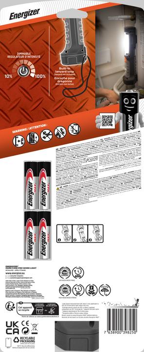 Actual product image Energizer HardCase Professional (7 cm, 550 lm)
