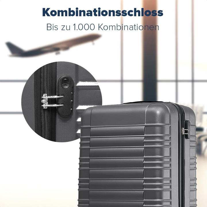 Actual product image Trvlmore 2-teiliges Kofferset (110 l, Hand luggage (up to 50 litres), L (90 - 115l))