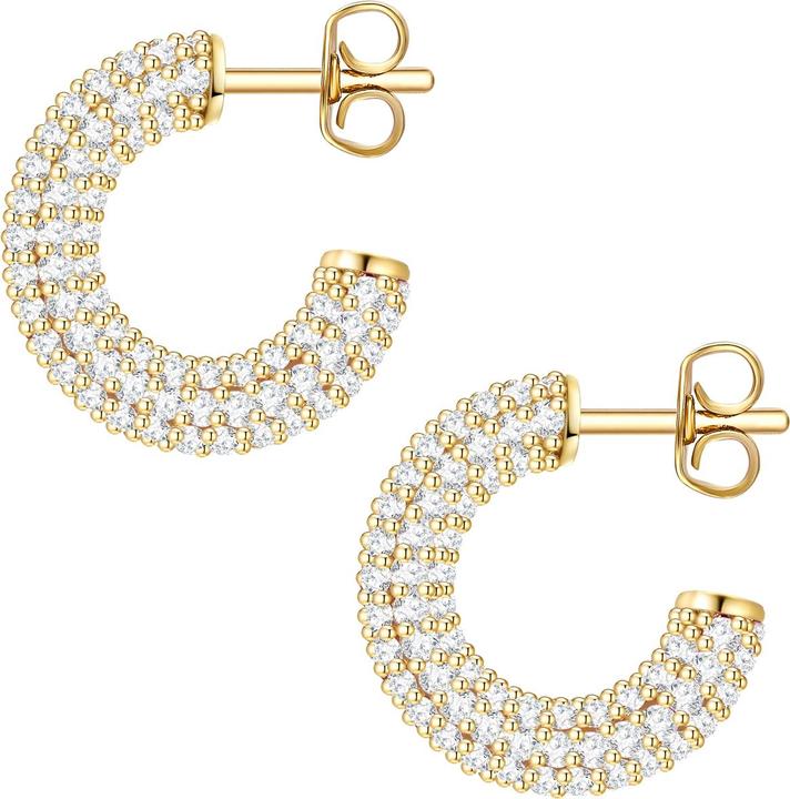 Image du produit Glanzstücke München Femmes argent sterling zirconium or jaune - 28983 (Argent Sterling)