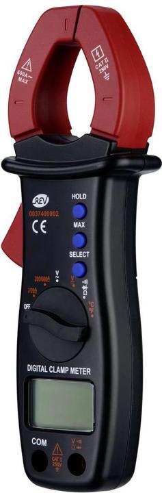 Produktbild REV Zangenamperemeter digit. sw/rt Stromzange digital CAT II 250 V Anzeige (Co (CAT II 250V)