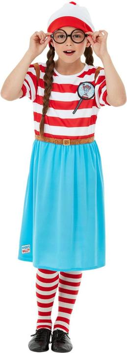 Immagine prodotto Wheres Wally? Ragazze Deluxe Wenda Costume (128, 134, 130 B)