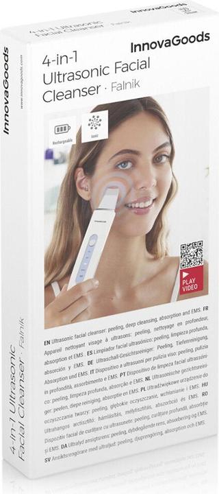 Produktbild InnovaGoods 4-in-1-Ultraschall-Gesichtsreiniger Faln