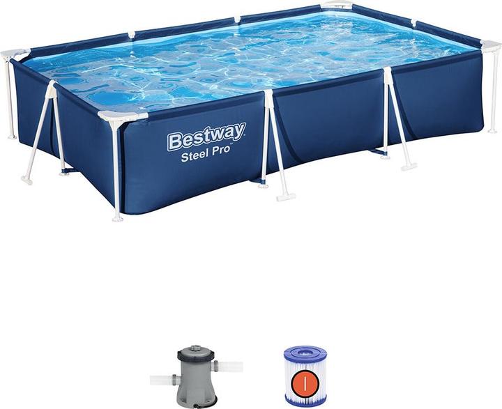 Image du produit Bestway STEEL PRO POOL SET 300X201X66CM (300 x 201 x 66 cm)