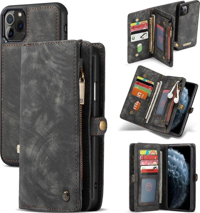 Actual product image Caseme Apple iPhone 11 Pro Max Genuine Leather Wallet Card Case (Apple iPhone 11 Pro Max)