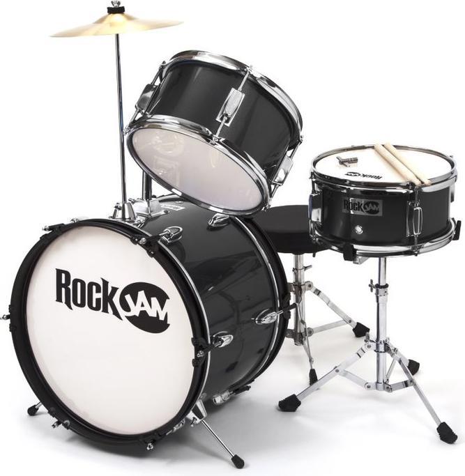 Produktbild PDT RockJam 3-Piece Junior Drum Set Blk