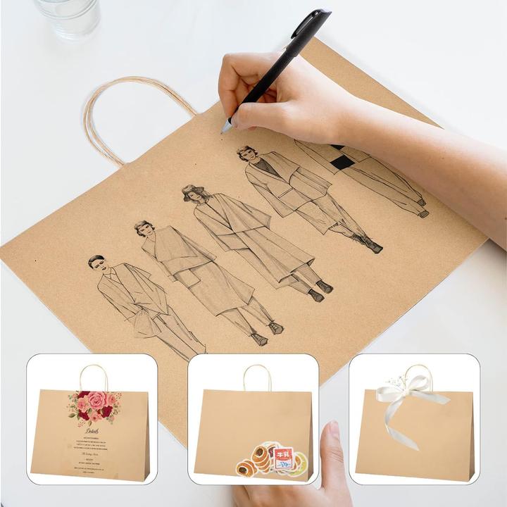 Immagine prodotto Switory Sacchetti di carta con manico (25 x)
