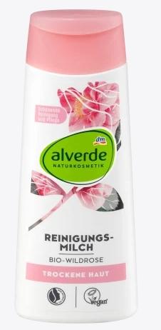 Actual product image dm alverde Wild Rose Cleansing Milk (Cleansing lotion, 200 ml)
