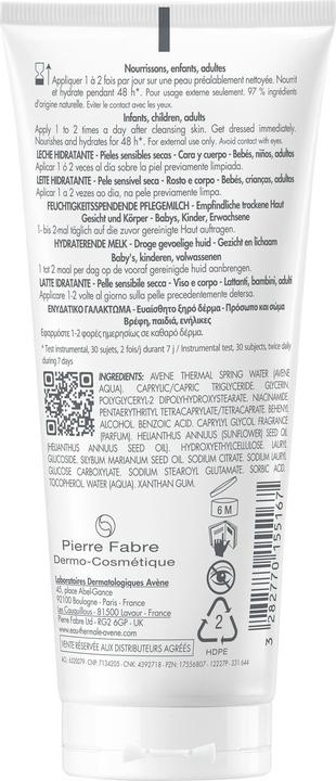 Produktbild Avène Xeracalm Nutrition feuchtigkeitsspendende Lotion (Körpermilch, 100 ml)