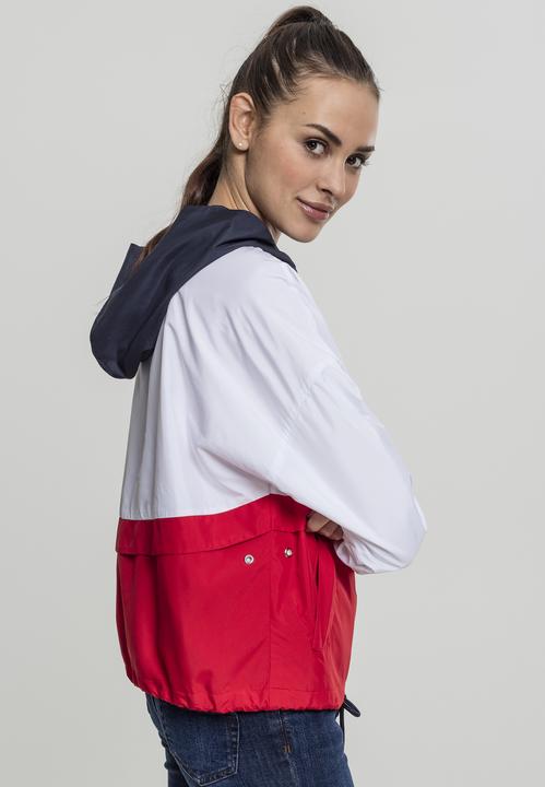 Actual product image Urban Classics Ladies 3-Tone Oversize Windbreaker (S)
