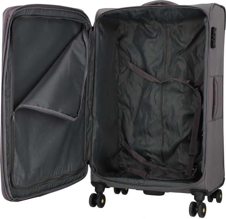 Image du produit D&N Travel Line 9704 4 roues Trolley L 78 cm avec soufflet extensible (107 l, L (90 - 115l))