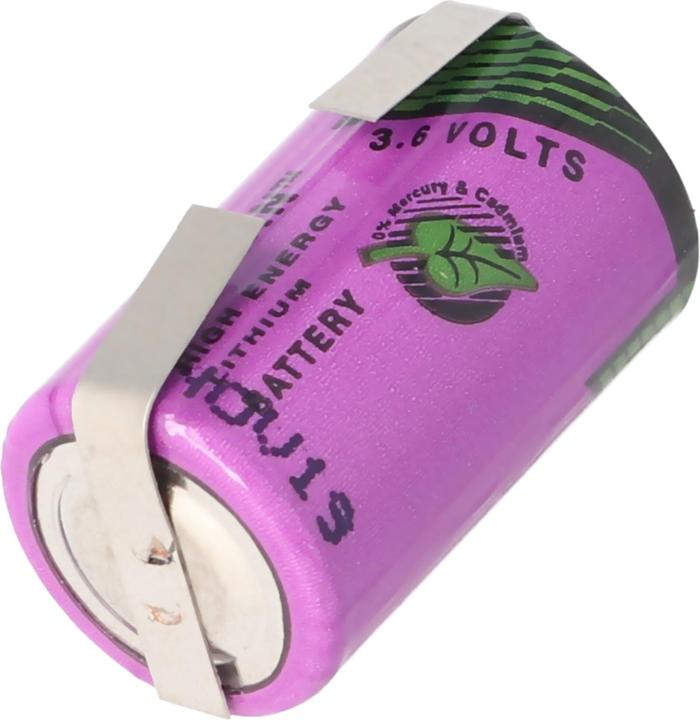 Produktbild Sonnenschein Batterie Inorganic SL-350/T mit Lötfahne U-Form (1 Stk., CR 1/2AA, 1000 mAh)