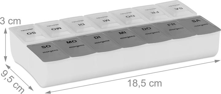 Produktbild Relaxdays Tablettenbox