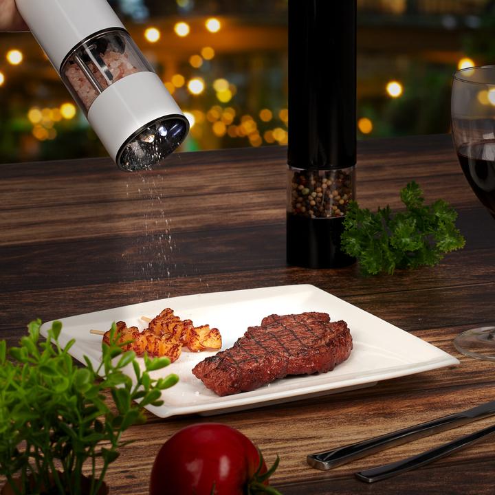 Actual product image Relaxdays 2x spice grinder (Various spices, Herbs, Pepper, Salt)