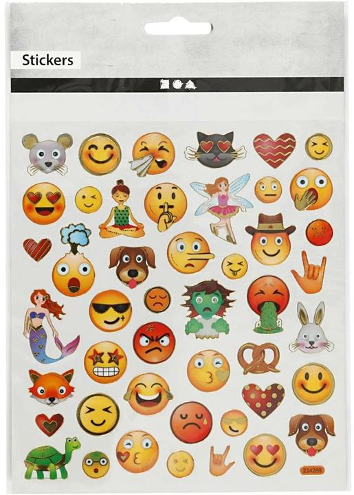 Produktbild Creativ Company Motivsticker Emoji 1 Blatt