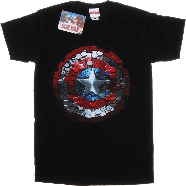 Captain America Civil War Hex Shield TShirt