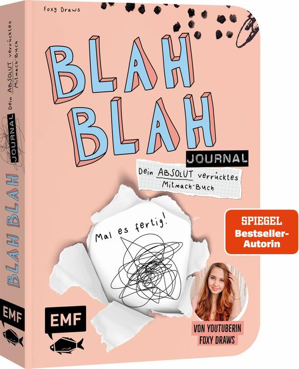 Image du produit Blah Blah Journal - Band 2 - Dein absolut verrücktes Mitmach-Buch - Mal es fertig! Von YouTuberin Fo (Allemand, Foxy Draws, 2024)