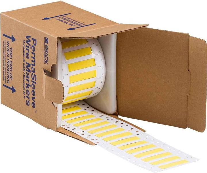 Immagine prodotto Brady HX-250-150-YL-S, B-7642, tubo termorestringente Heatex 2:1, giallo, 38,10 x 11,15 mm, per passacavi