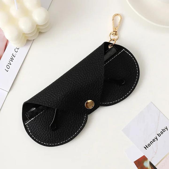 Only-Bags.Store Niedliche hängende PU Leder Sonnenbrille Lesen Brille Lagerung Tasche geprägt Brille Abdeckung