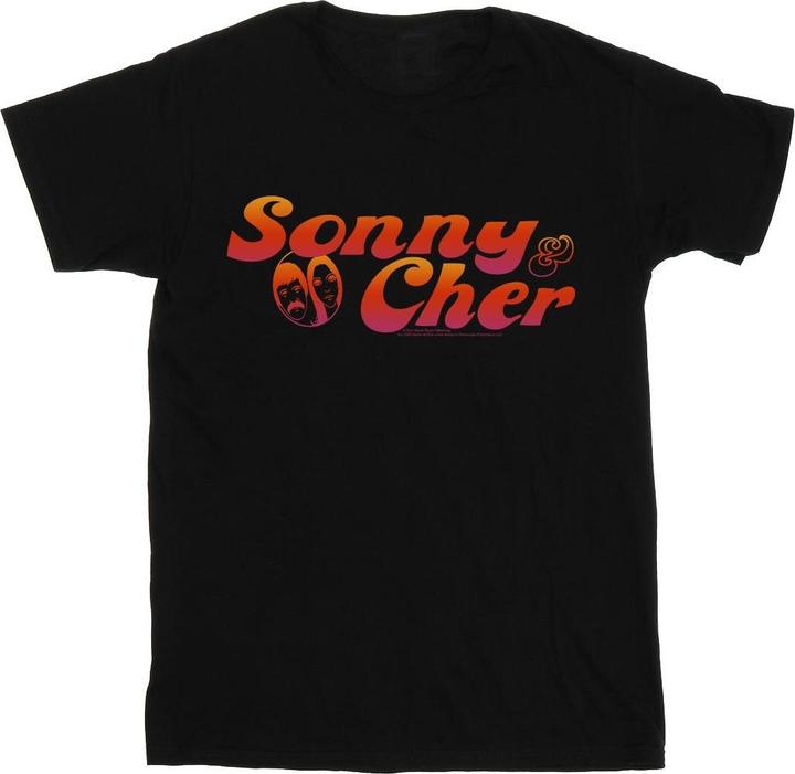 Immagine prodotto Sonny & Cher Gradient Logo Maglietta Uomo (XXL)