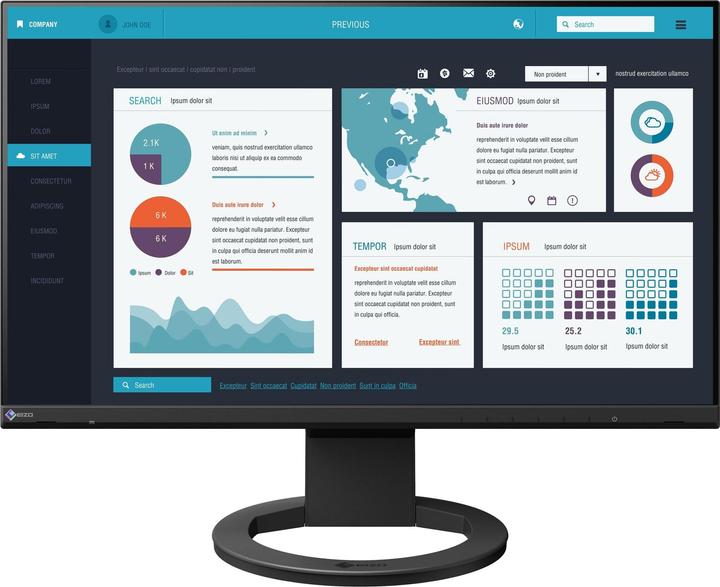 Actual product image Eizo FlexScan EV2490 (1920 x 1080 pixels, 23.80")