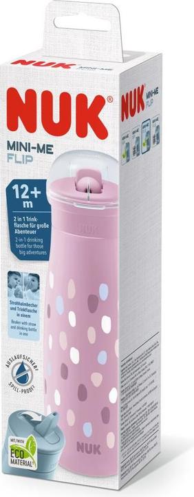Image du produit NUK Biberons et tétines Mini-Me Flip Cup - avec couvercle résistant aux morsures (0.45 l)