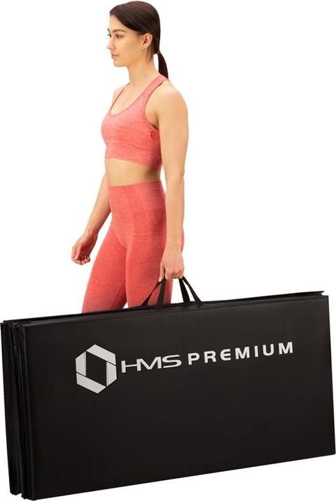 Image du produit HMS Sulankstomas gimnastikos kilimėlis Premium MGS01 2400x1200mm, juodas (50 mm)