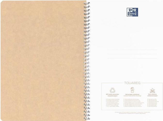 Immagine prodotto Oxford Touareg Quaderno a spirale A4 foderato (A4, Righe, Copertina rigida)