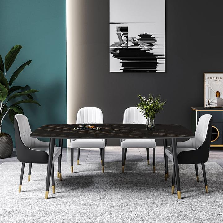 Actual product image Spa Solutions Milano Roland-Black dining table 180 cm (180 x 80 x 75 cm)
