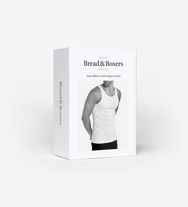 Image du produit Bread & Boxers 2-Pack Tank Ribbed - Coton biologique (L)