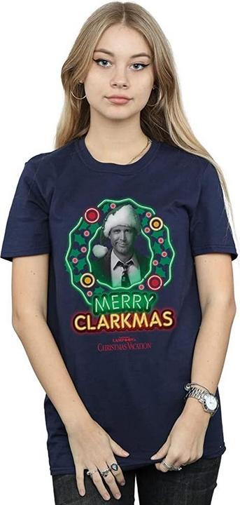Image du produit National Lampoon´s Vacation T-shirt en coton Clarkmas Greyscale Femmes/Dames (L)